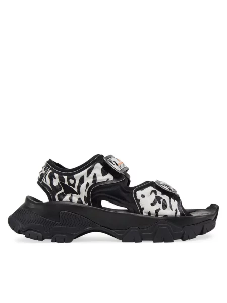 Adidas by Stella McCartney sandały Hika Sandal Canvas AOP czarny białe
