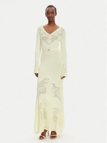 TWINSET Rochie tricotată bej