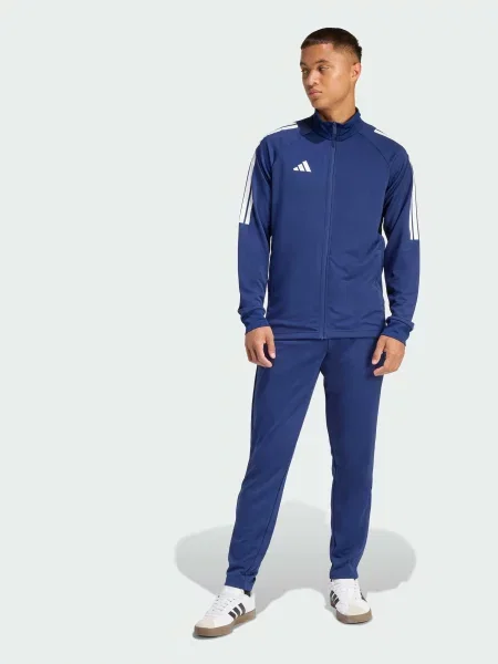 Спортивний костюм adidas комбінований верх синій