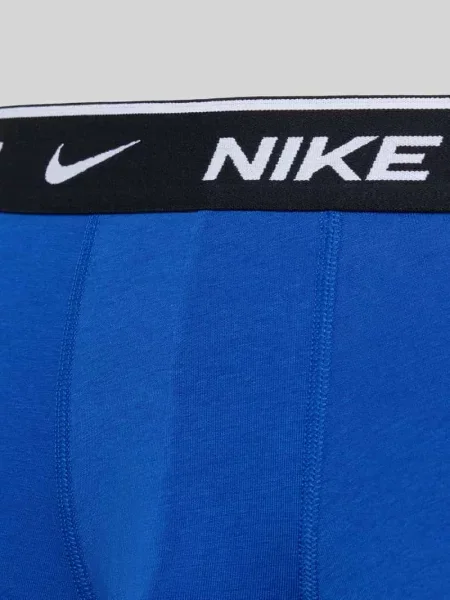Obcisłe bokserki z mieszanki bawełny model ESSENTIAL' Nike niebieskie