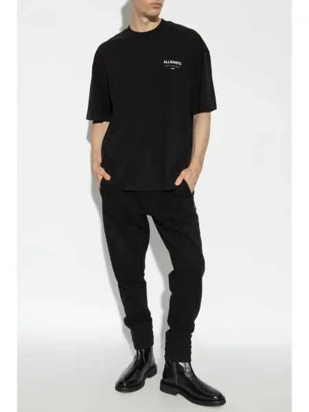 Marškinėliai Allsaints juoda