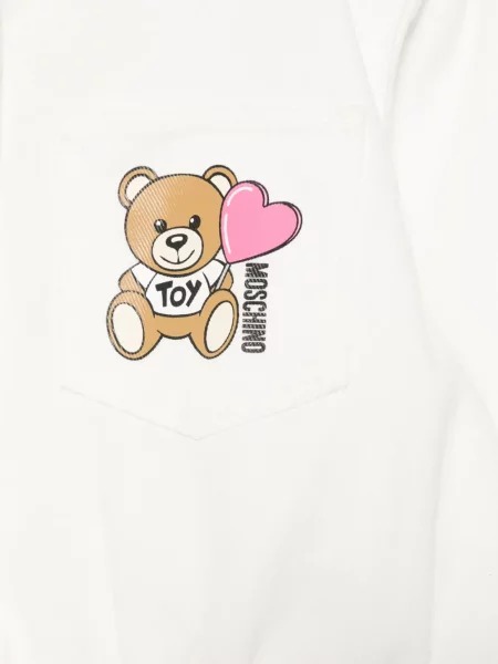 Kurtka dziecięca Moschino biała