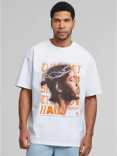 Tricou Mister Tee cu buline alb