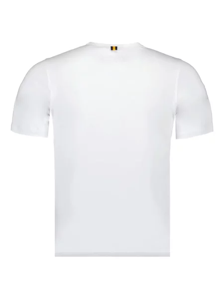 Tricou K-way cu decolteu rotund alb