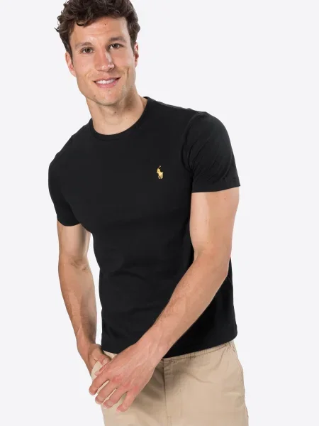 Polo Ralph Lauren Tricou galben citron / negru