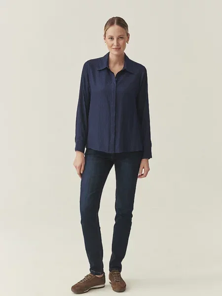 Pantaloni Tatuum skinny fit albastru