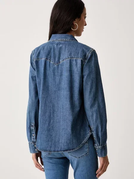 Levi's koszula jeansowa HERITAGE WESTERN DENIM niebieska