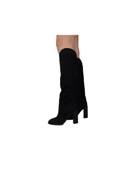 Botki Saint Laurent skórzane czarne