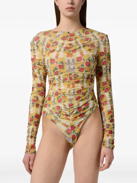 Lung body Philipp Plein galben