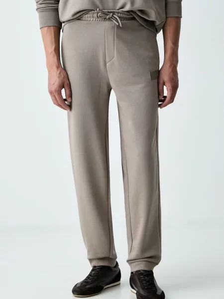 BOSS Green pantaloni de trening pentru bărbați cu JT_Long Pants bej