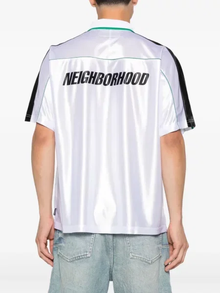 Tricou Neighborhood din jerseu alb