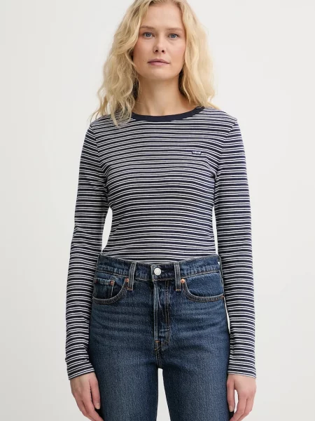 Majica dugih rukava Levi's ESSENTIAL HM plava