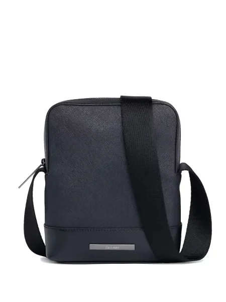 Geantă crossbody Calvin Klein cu autograf negru