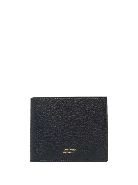 Portofel Tom Ford din piele cu autograf negru