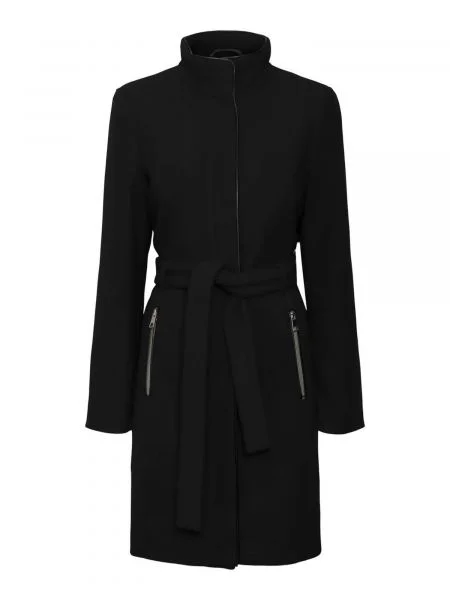 VERO MODA Palton de primăvară-toamnă VMCLASSBESSY' negru