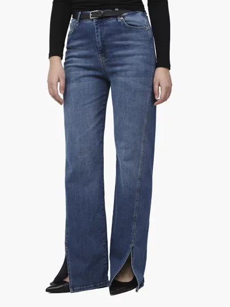 Прямі джинси YUKI синій