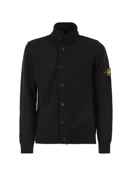 Cardigan Stone Island cu strasuri negru