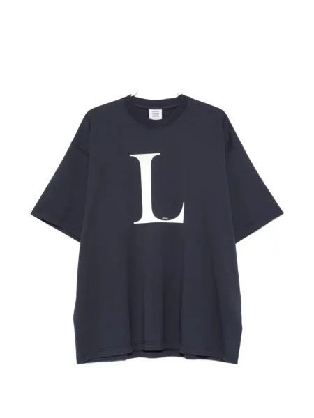 Tricou Vetements cu imagine albastru