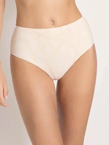 Купальник Touche з високою посадкою бежевий