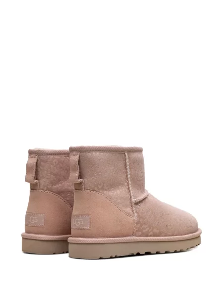 Botine Ugg cu model leopard clasici roz