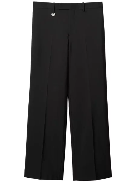 Pantaloni Burberry de lână negru
