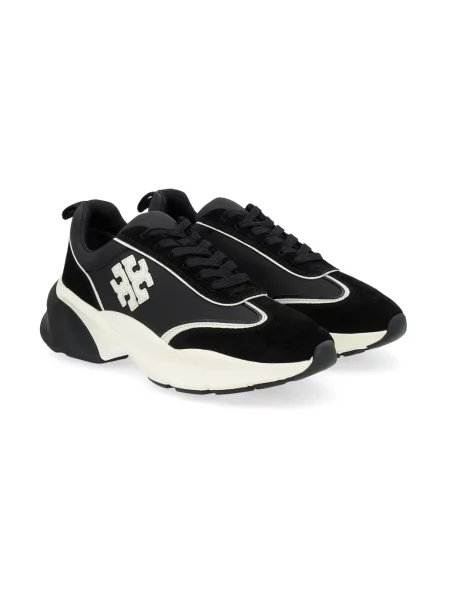 Sneakersy Tory Burch skórzane czarne