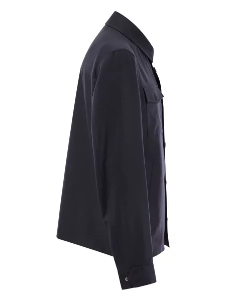 Риза с яке Herno синьо