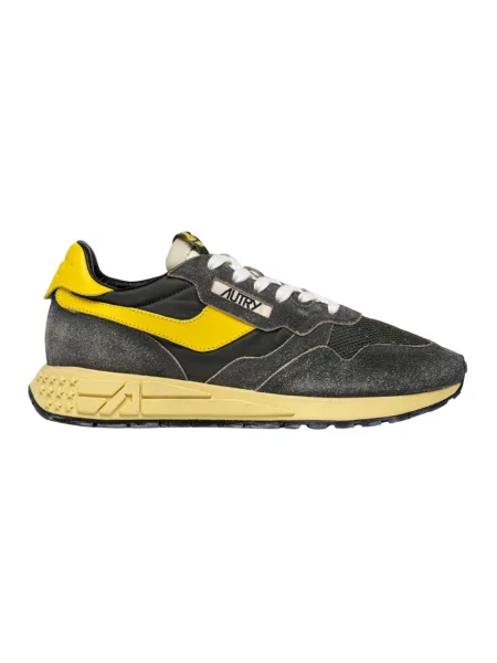 Sneakersy Autry zamszowe zielone