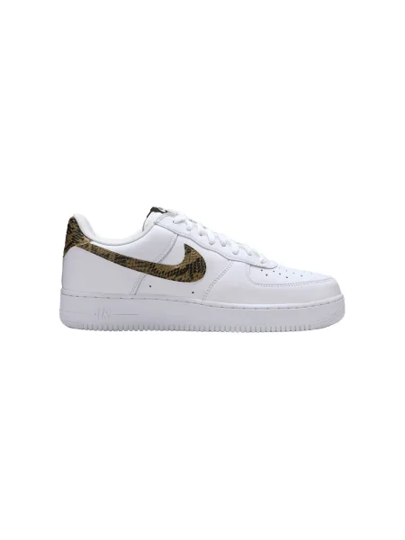 Pantofi Nike cu model piele de șarpe retro alb