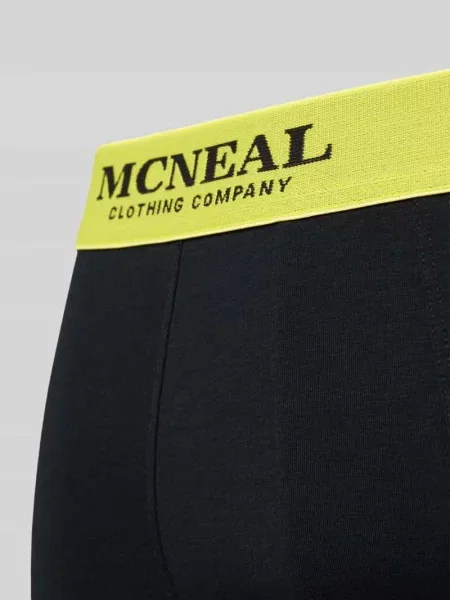 Obcisłe bokserki w zestawie 5 szt. z elastycznym paskiem z logo Mcneal czarne