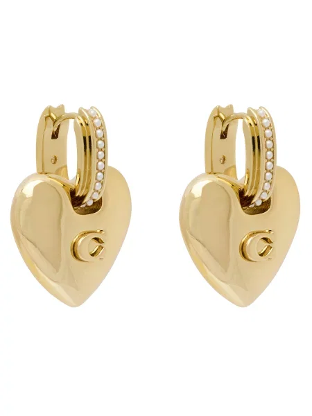 Сережки Coach золотий