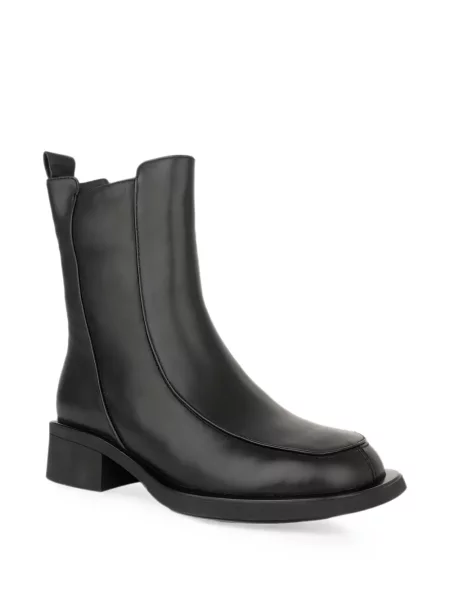 Cizme scurte Linda Baumann din piele negru
