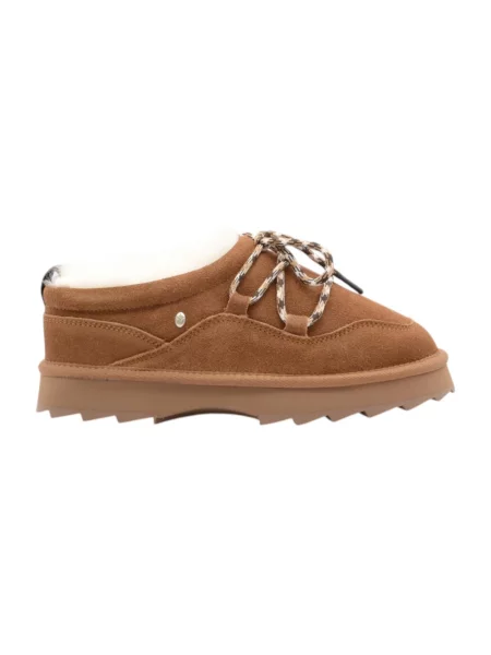 Sneakersy Emu skórzane brązowe
