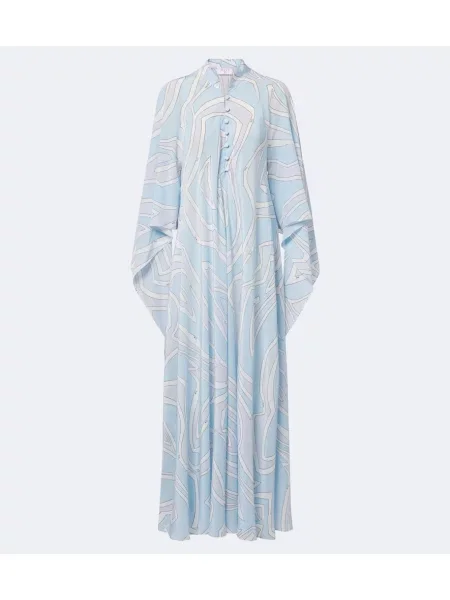 Rochie Pucci de mătase albastru