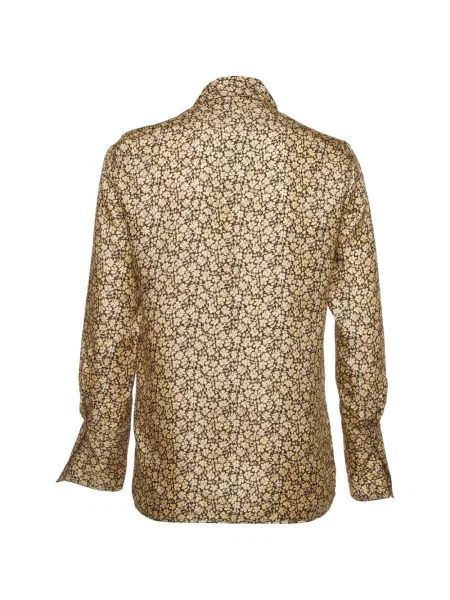 Cămașă Sandro cu model floral cu imagine negru