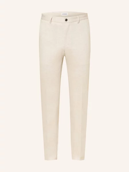 Roy Robson Kalhoty Do Obleku Slim Fit light brown hnědé
