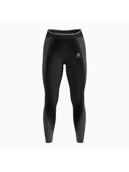 Pantaloni termoactivi pentru femei ODLO Performance Warm Blackcomb Bl Bottom Long black negru