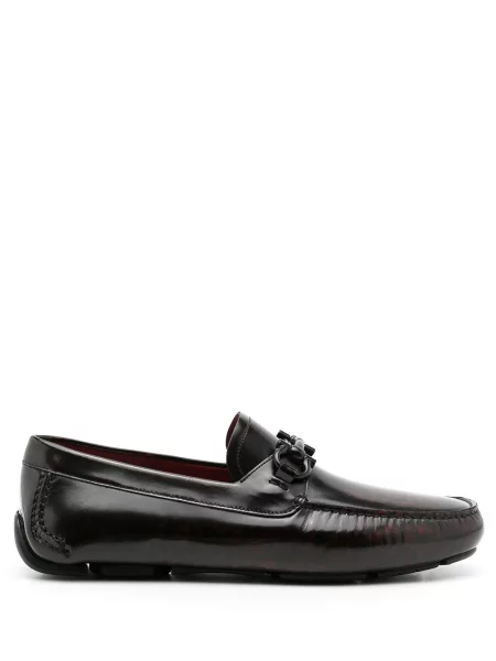 Pantofi loafer Ferragamo din piele maro