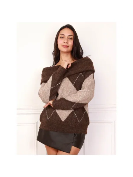 Pulover La Modeuse maro