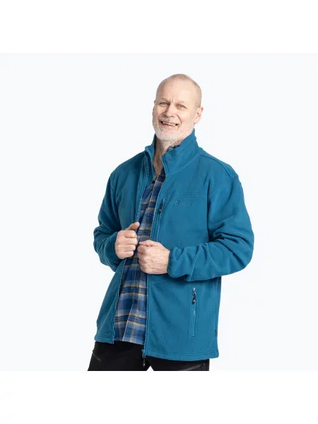 Hanorac din fleece Pinewood din fleece de drumeție albastru