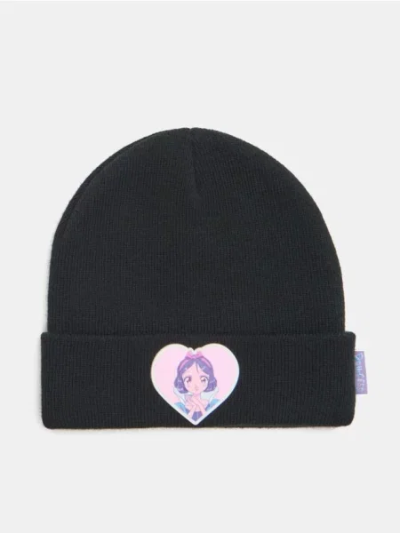 Sinsay Čepice beanie Disney Princess černá