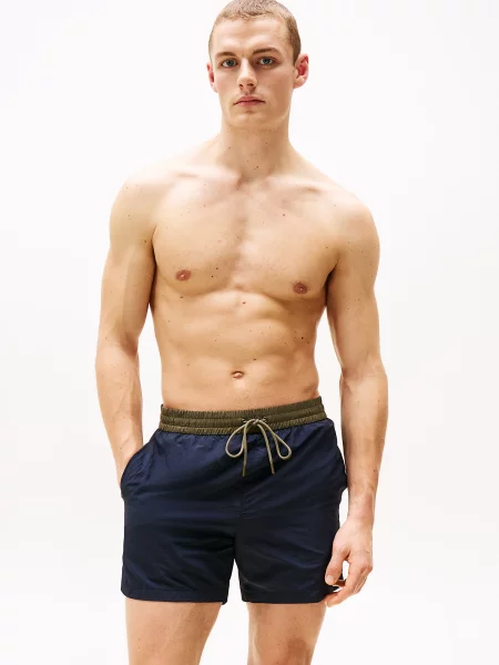 Férfi Tommy Hilfiger Medium Drawstring desert sky úszónadrág. Méret: S kék