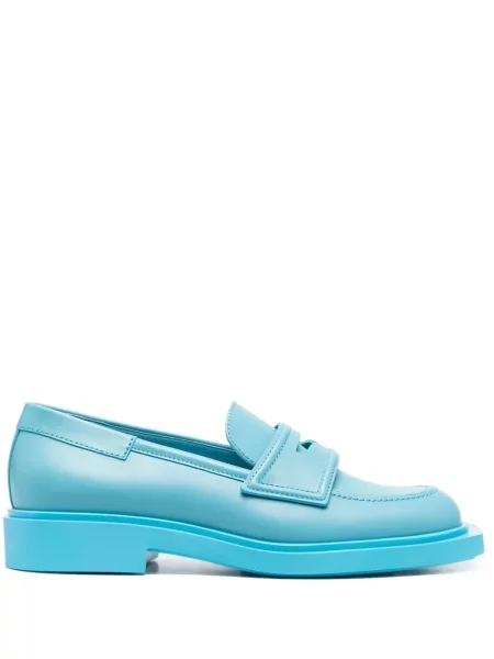 Pantofi loafer 3juin din piele albastru
