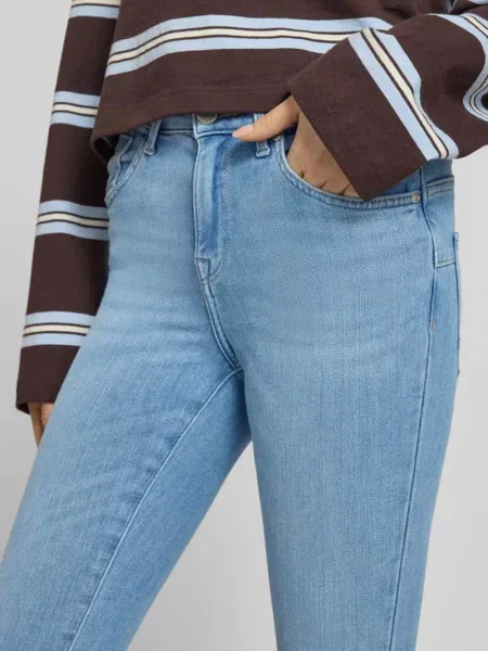 Jeansy w kroju skinny fit z Mieszanka bawełny ekologicznej Model POWER' Only niebieskie