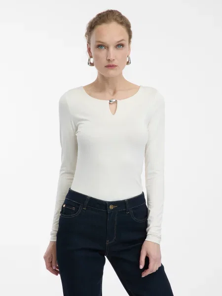 Tricou mânecă lungă Orsay albastru