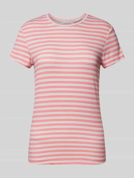 T-shirt z okrągłym dekoltem Christian Berg Woman brązowa
