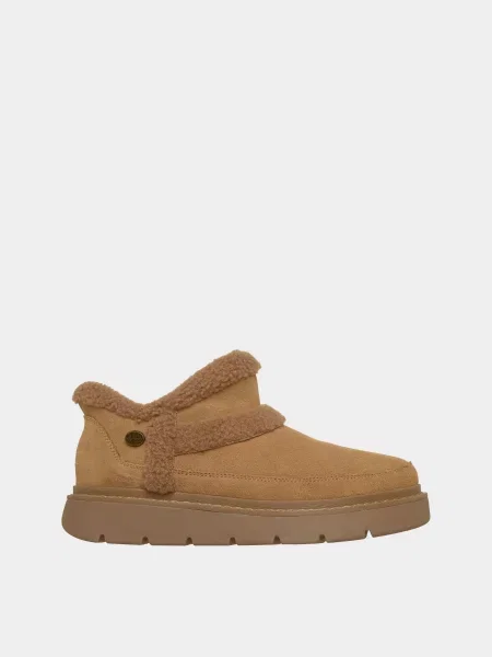 Угги Skechers KEEPSAKES LITE замша/текстиль коричневий