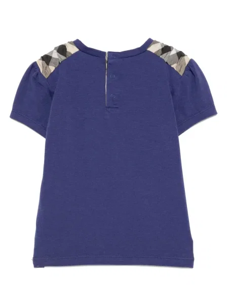 Dětské top Burberry modrý