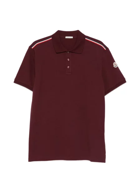 Polo Moncler w paski czerwone