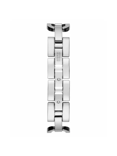 Lniany zegarek Guess szary